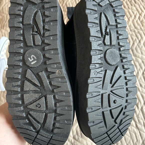 Black Platform Ankle Boots - Picture 4 of 4